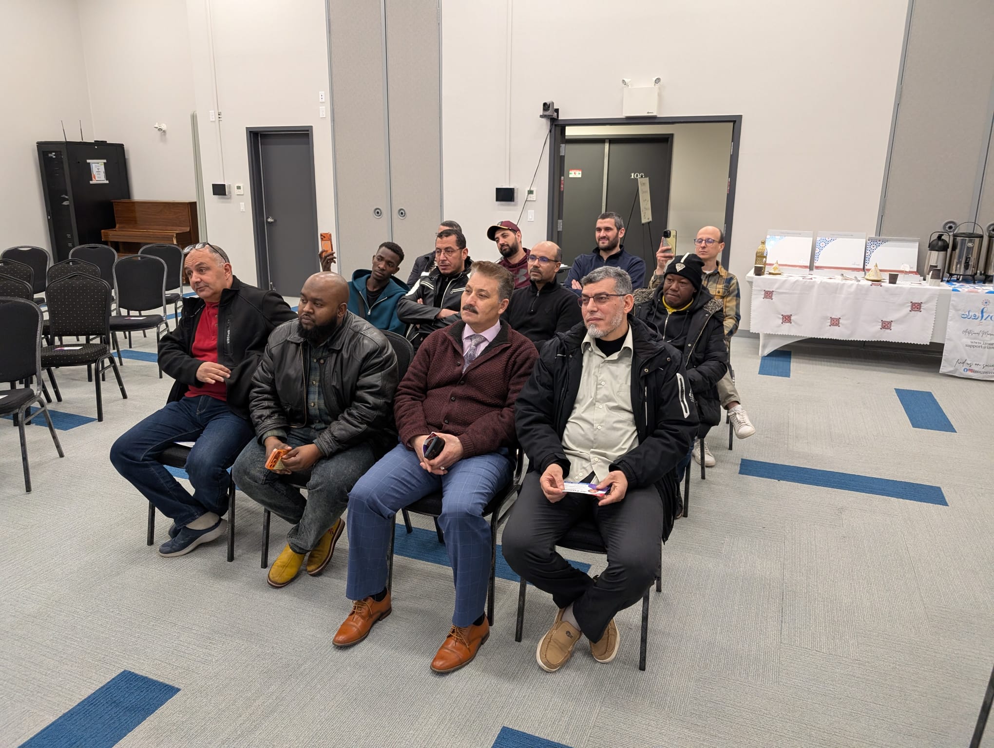 Ali Ettarnichi community open house Moncton — neighbours gathering